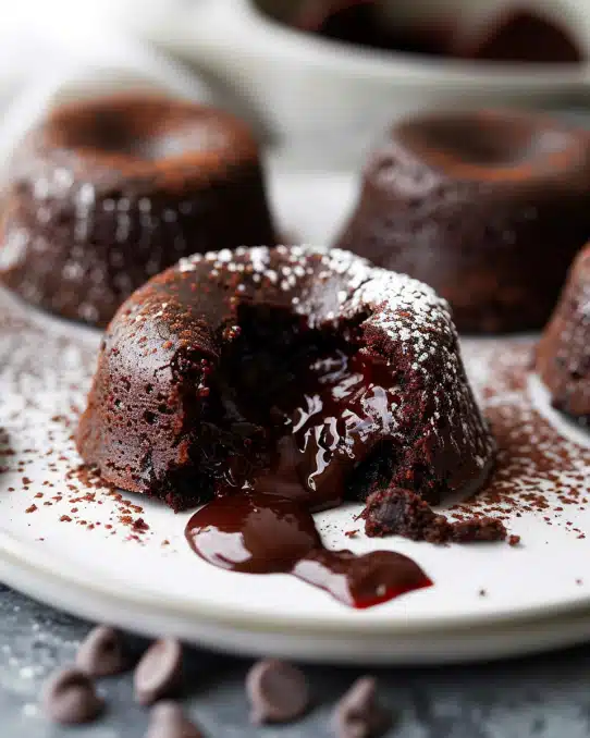 Easy Chocolate Molten Lava Cakes