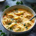 Easy Thai Coconut Curry Dumpling Soup