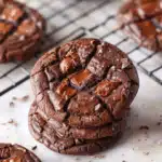 Fudgy Double Chocolate Chip Cookies