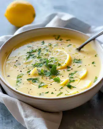 Greek Lemon Soup