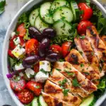 Greek Salad with Chicken