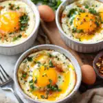 High Protein Baked Egg Bowls