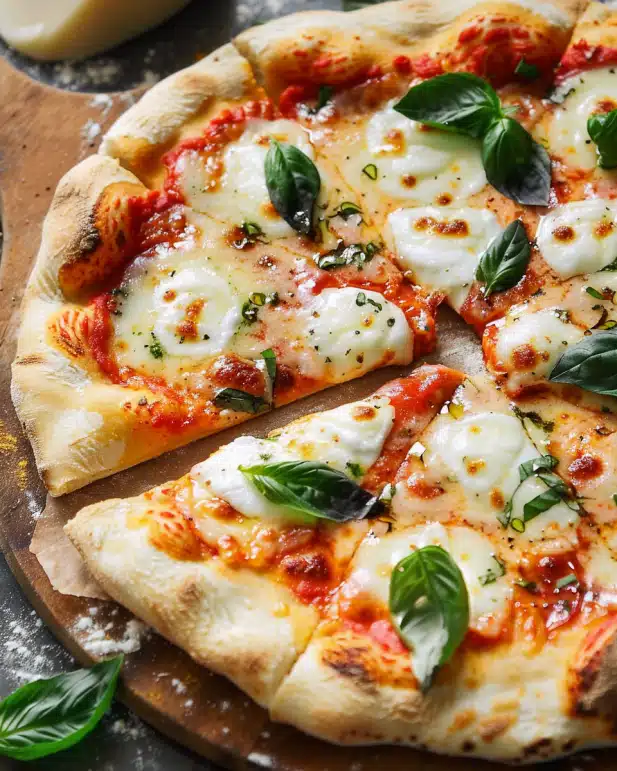Homemade Margherita Pizza