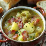 Irish Bacon, Cabbage, and Potato Soup