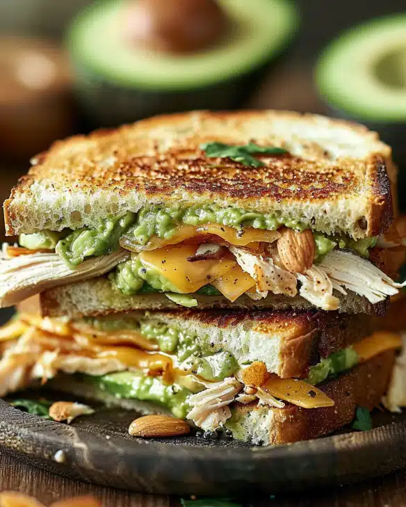 Irresistible Chicken Avocado Melt Sandwich – A Flavor-Packed Delight