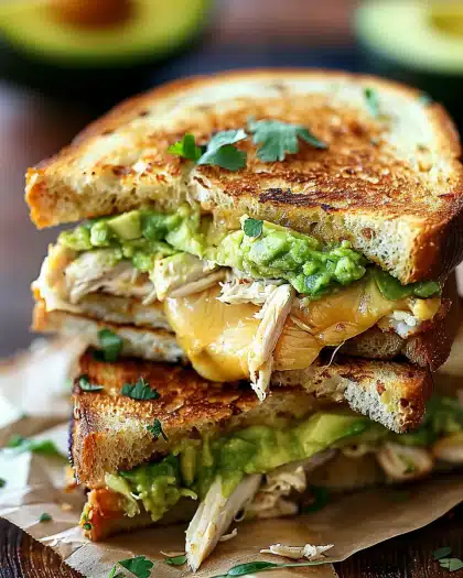 Irresistible Chicken Avocado Melt Sandwich - A Flavor-Packed Delight
