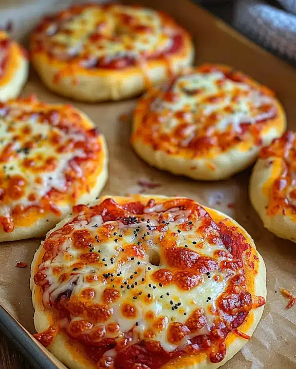 Irresistible Mini Pizza Bagels for Lunch Boxes Delight