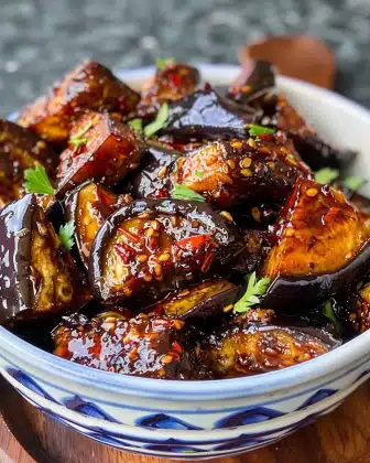 Irresistible Sticky Garlic Eggplant Recipe to Savor