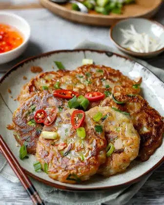 Korean Tuna Pancakes (Chamchijeon)