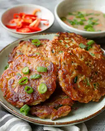 Korean Tuna Pancakes (Chamchijeon)