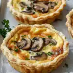 Low Calorie Mini Mushroom Quiche