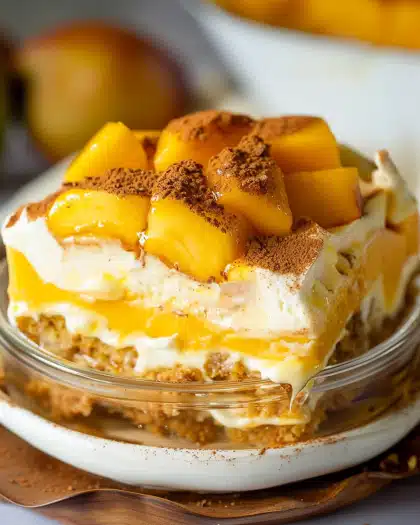Mango Tiramisu (eggless, dairy-free)
