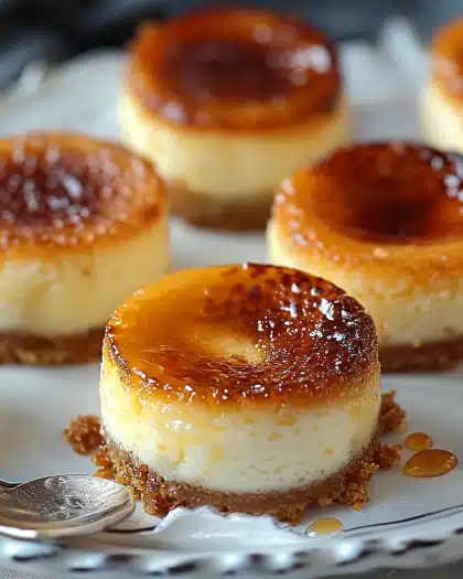 Mini Crème Brûlée Cheesecakes A Decadent Dessert Recipe for Beginners