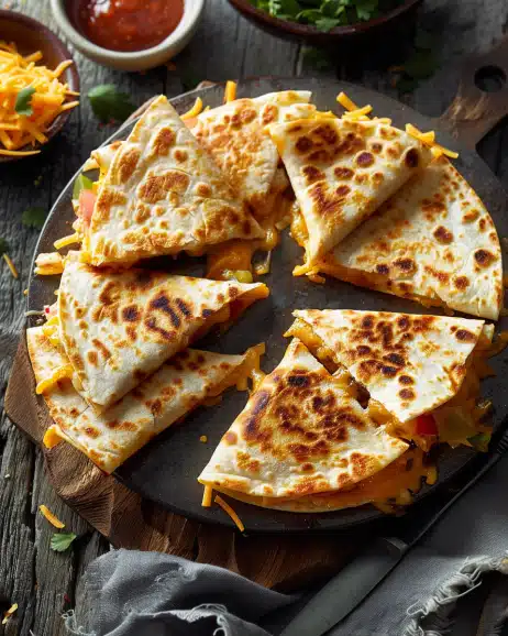 Mini Quesadilla Triangles