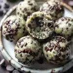 Mint Chocolate Chip Protein Balls