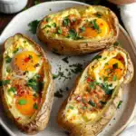 Paleo Whole30 Potato Egg Boats