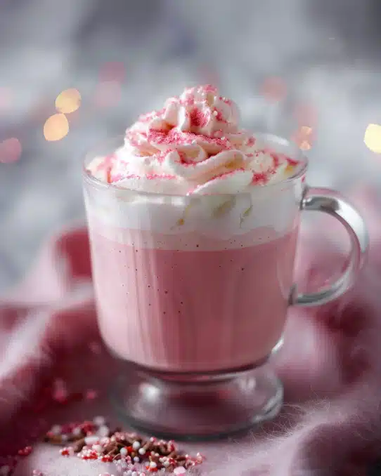 Pink Velvet Hot Chocolate