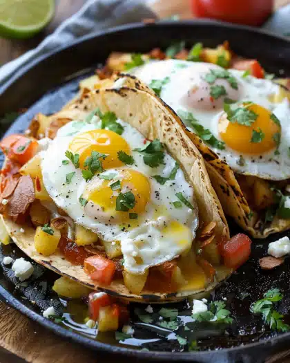 Potato, Egg, and Cheese Breakfast Tacos A Beginner’s Guide to Brunch Bliss