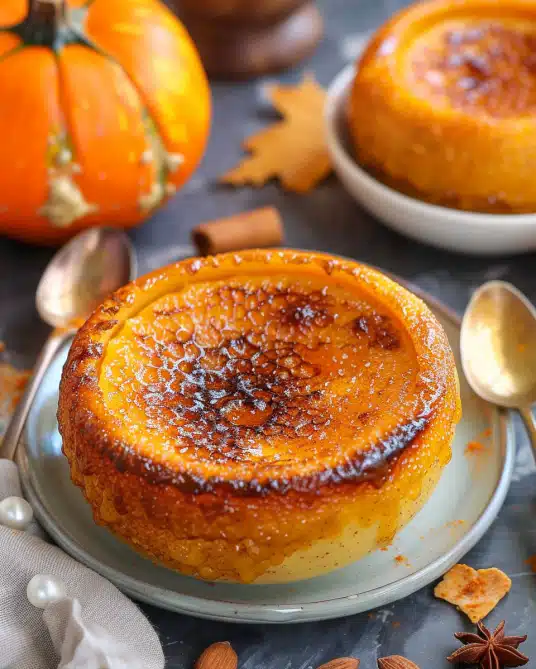 Pumpkin Spice Crème Brûlée