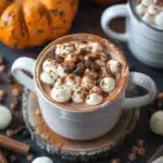 Pumpkin Spice Fall Hot Chocolate