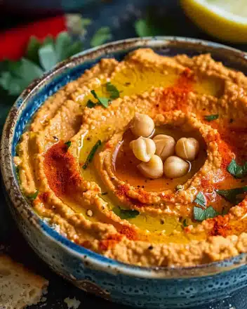 Roasted Red Pepper Hummus