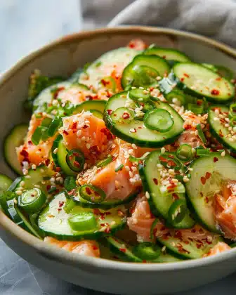SPICY TUNA CUCUMBER SALAD
