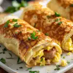 Sausage Egg Breakfast Roll-Ups - Quick & Easy Morning Treat