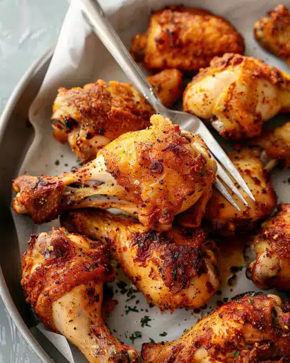 Seasoned Crispy Chicken Drumsticks