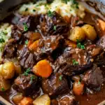 Slow-Cooked Beef Bourguignon