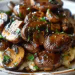 Steakhouse Garlic Butter Mushrooms