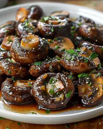 Steakhouse Garlic Butter Mushrooms
