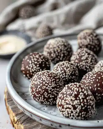 Tahini Chocolate Balls