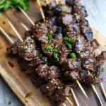 Teriyaki Sesame Beef Skewers