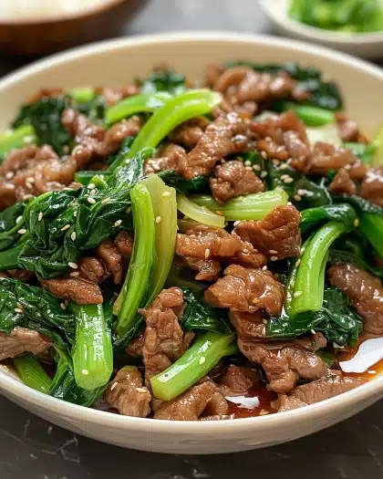 The Best Bok Choy Stir-Fried Beef Dish You’ll Ever Try