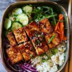 Tofu Teriyaki Bento Box (Quick Vegan Lunch Idea)
