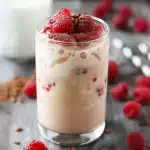 Vanilla Raspberry Iced Latte A Refreshing Drink