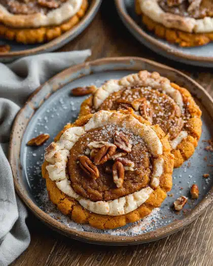 Vegan Pumpkin Pie Cookies