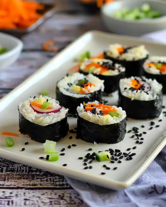 Vegetable Sushi for Kids