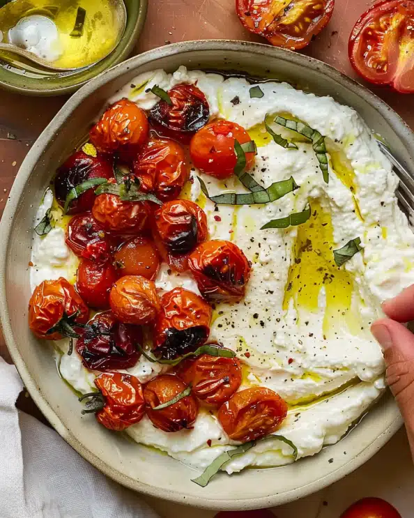 Whipped Feta with Roasted Tomatoes