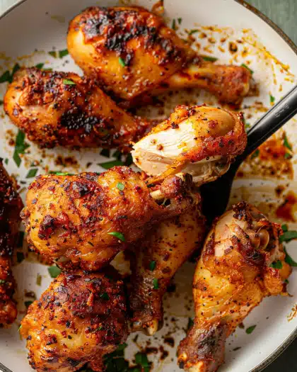 Seasoned Crispy Chicken Drumsticks