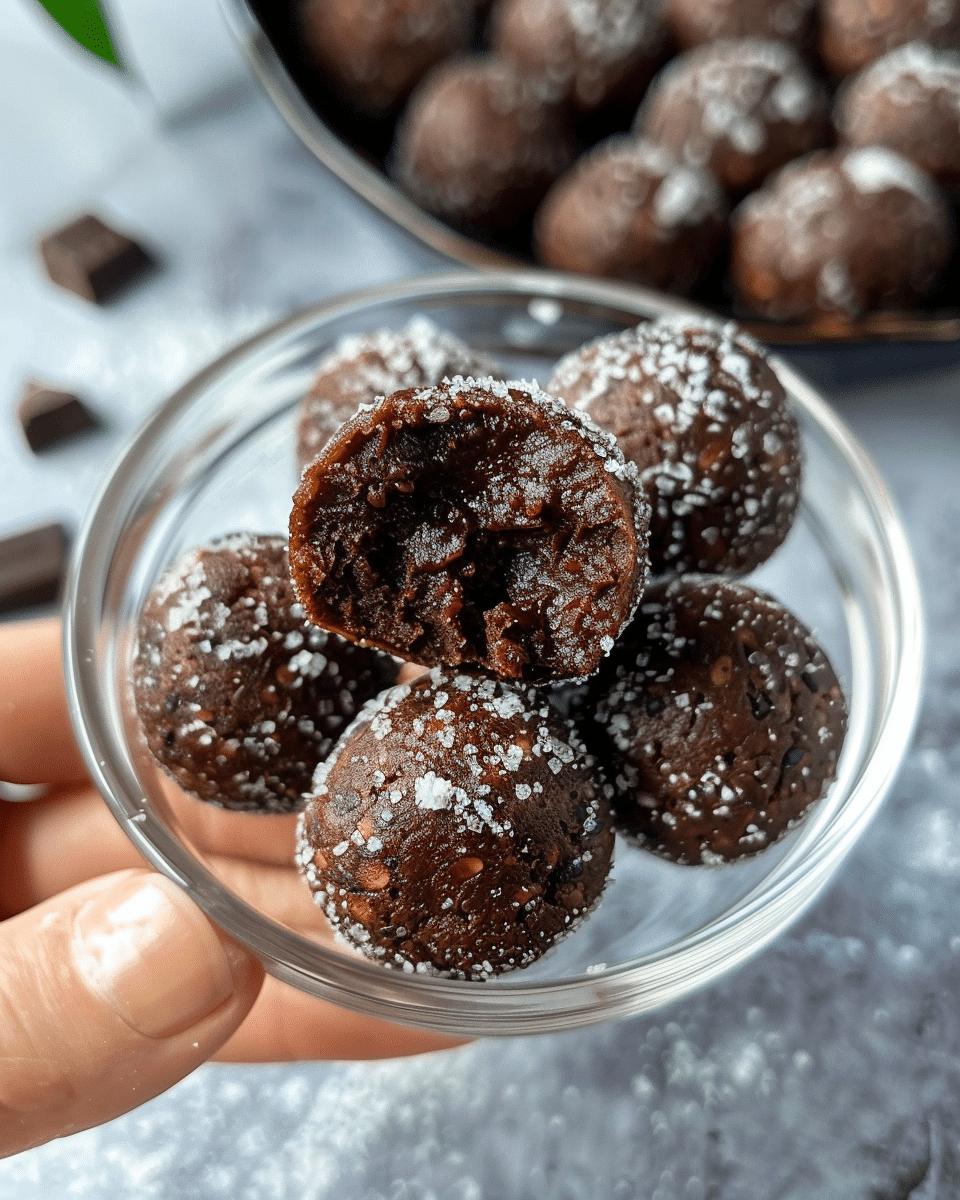 7 Ingredient Brownie Bliss Balls Recipe (Vegan)