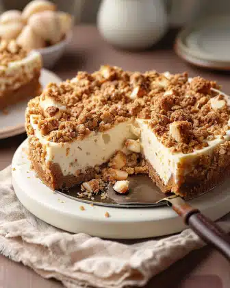 Apple Crumble Cheesecake