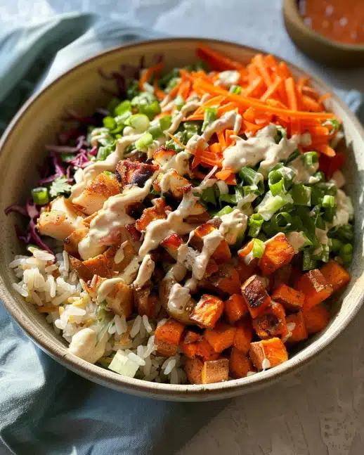 BBQ Ranch Sweet Potato Bowl