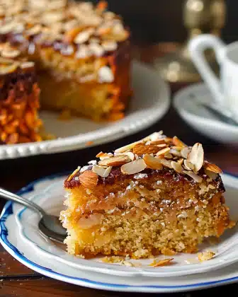 Best Toffee Almond Cake Recipe