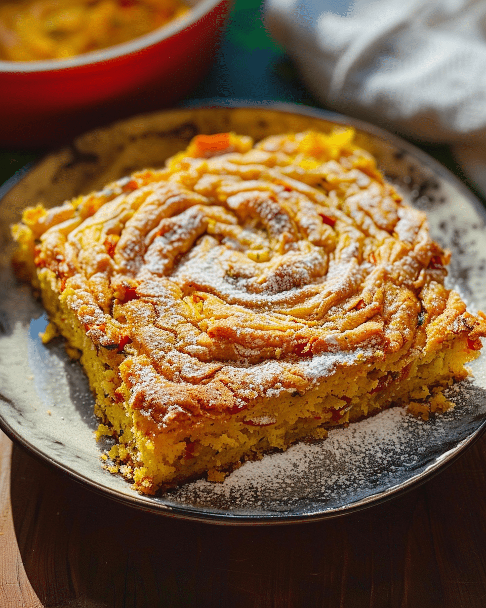 Breakfast Veggie Crinkle Cake