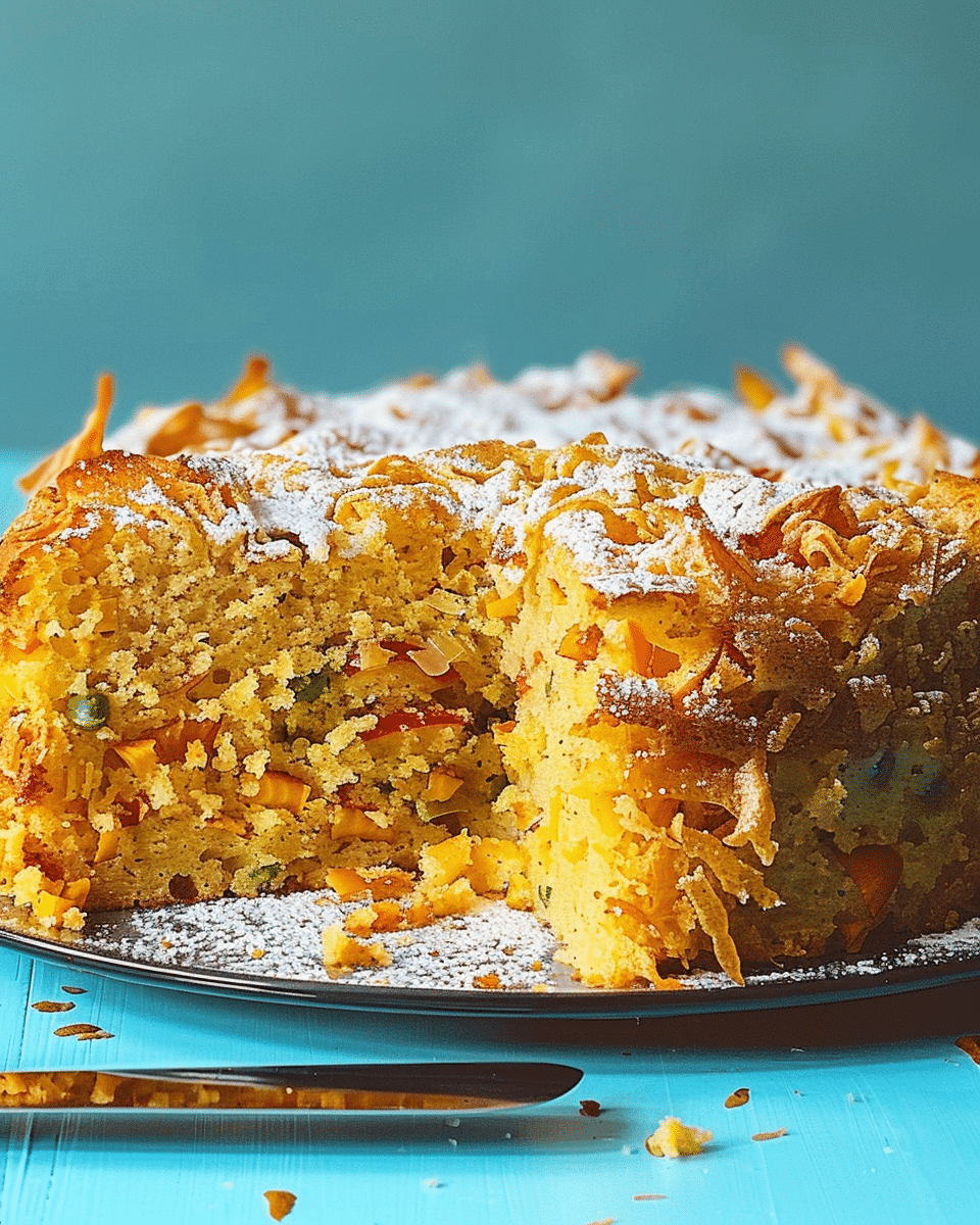 Breakfast Veggie Crinkle Cake