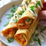 Buffalo Ranch Chicken Taquitos