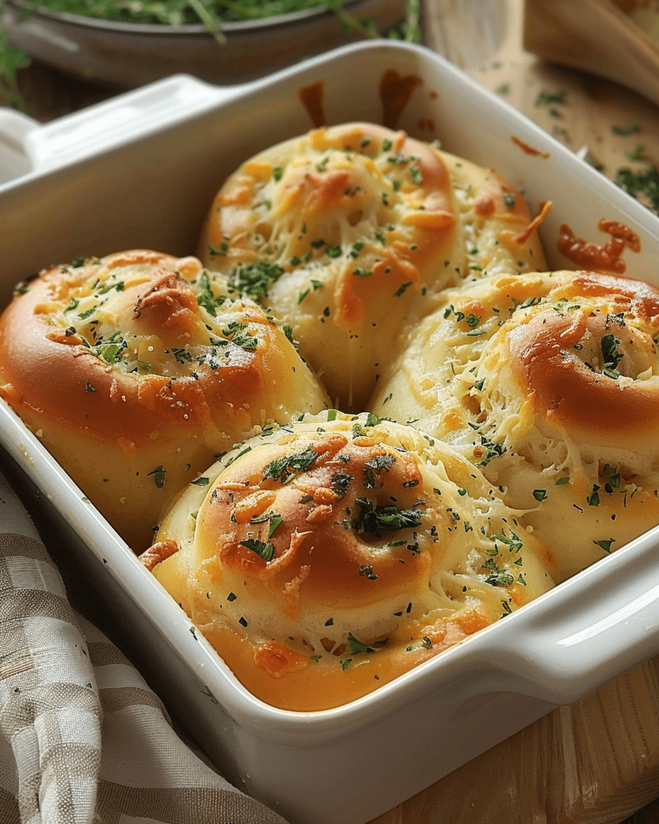 Buttery cheese Garlic Rolls, everyone will love them