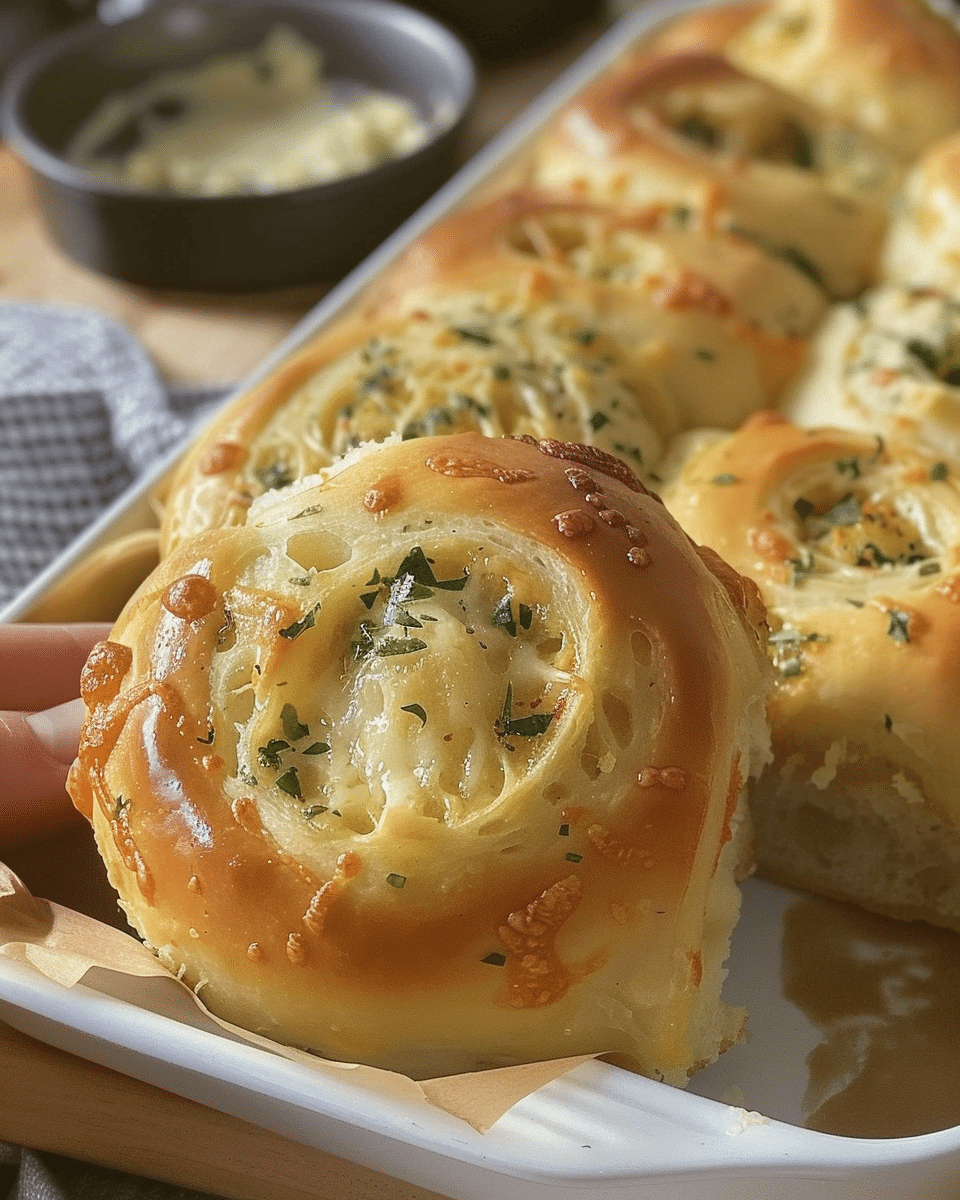 Buttery cheese Garlic Rolls, everyone will love them