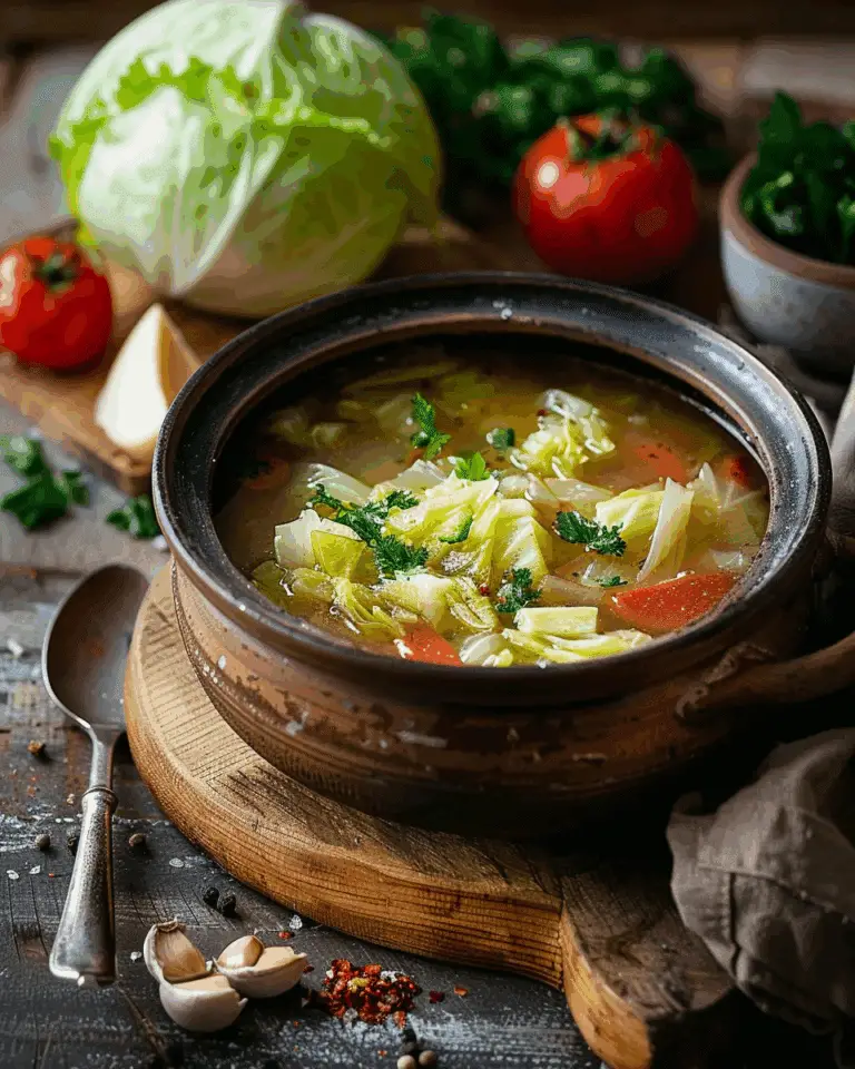 Cabbage Soup Recipe for Weight Loss Simple & Effective Plan